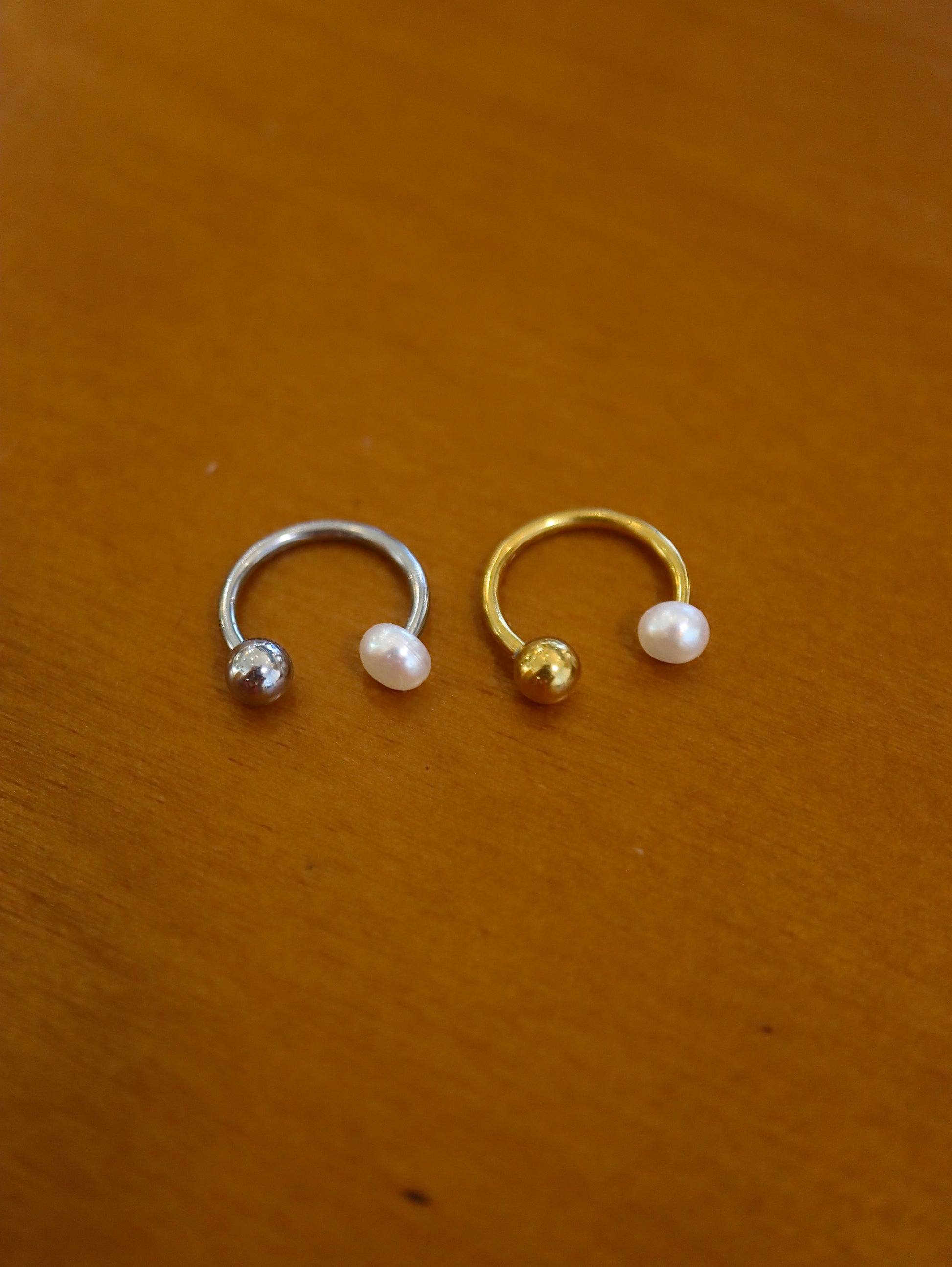 Pearl two way piercing (1pc)