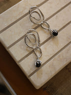 Drop irregular shape earrings