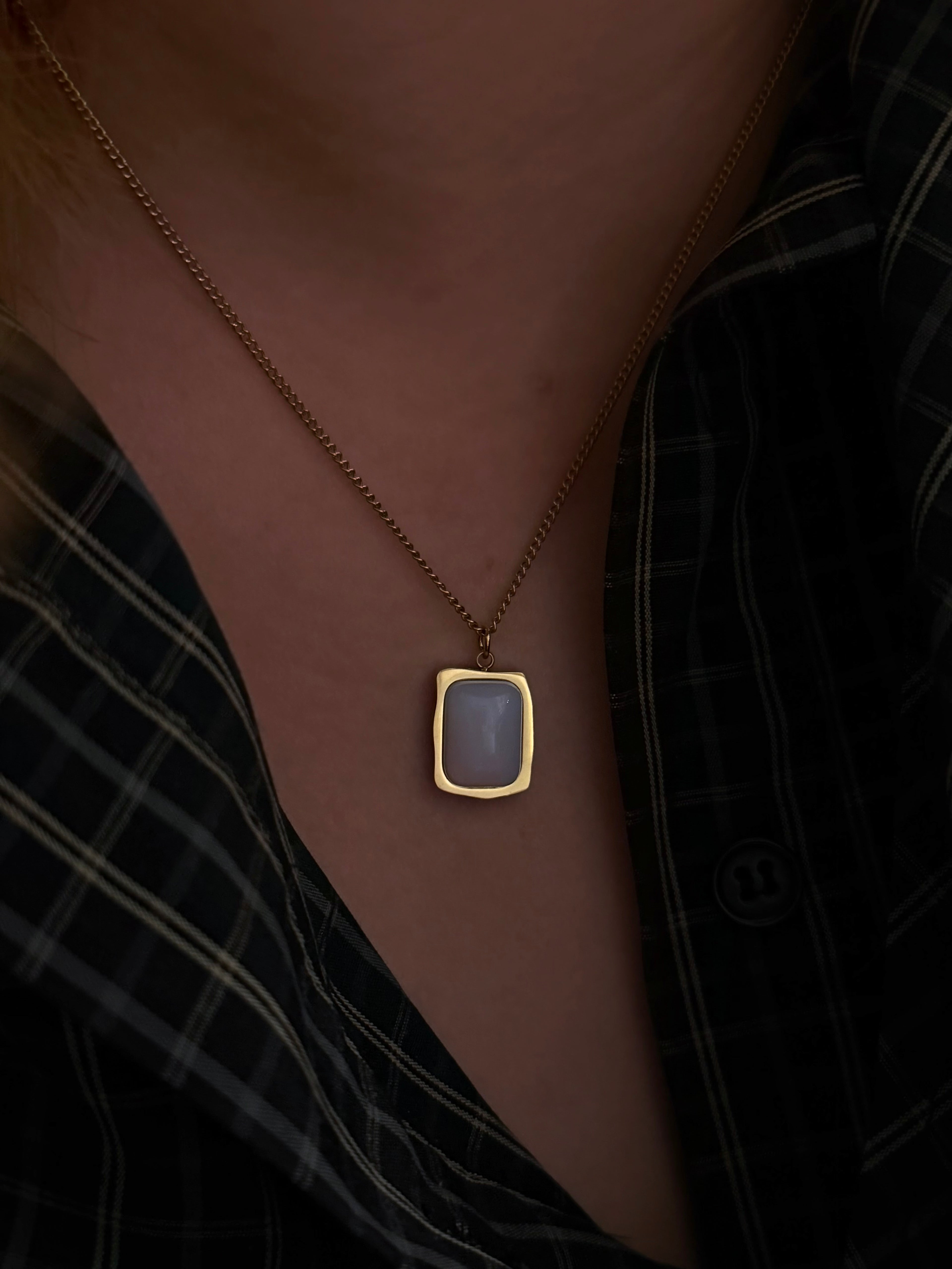Serene Ocean Stainless Steel Necklace