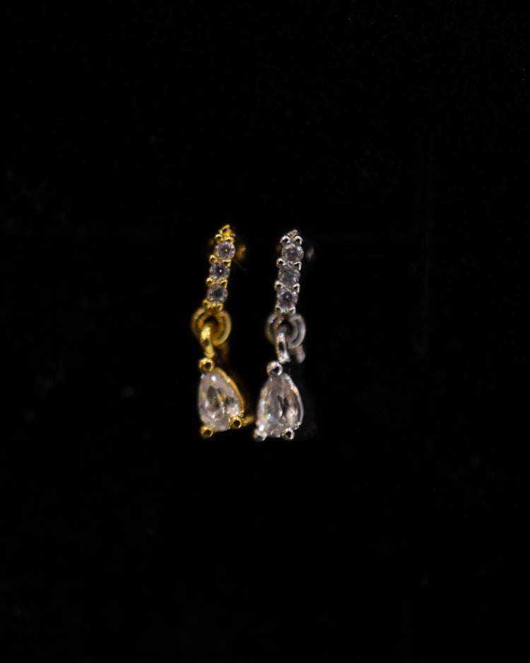 Seraphina Dangle Stud Cz Surgical Steel Earring Piercing (1pc)