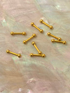 Plain ball stud surgical steel piercing (1pc)