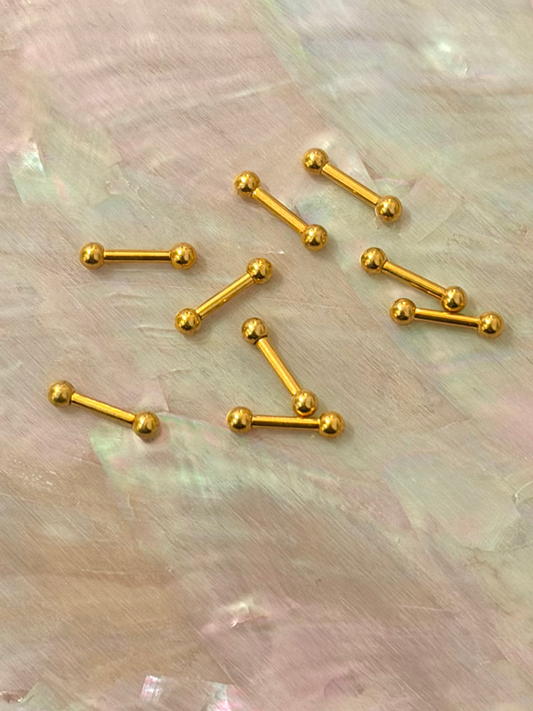 Plain ball stud surgical steel piercing (1pc)