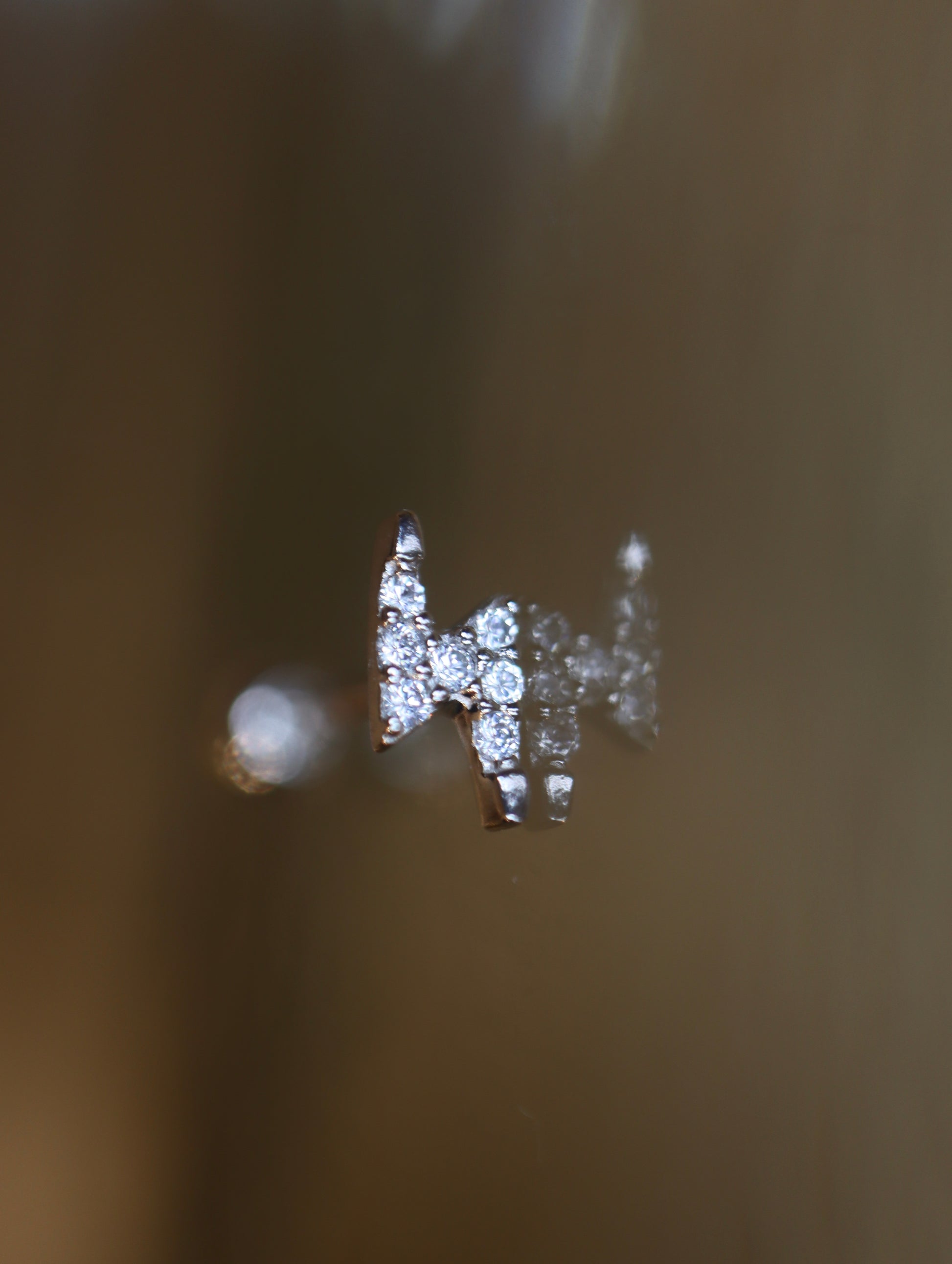 ⚡️ 925 silver thunder piercing earring (1pc)