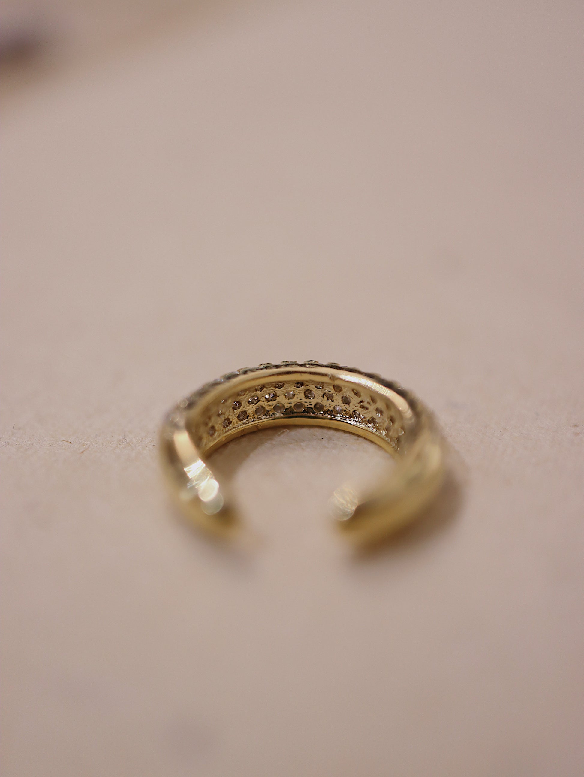 Cz sparkling 925 silver Earcuff