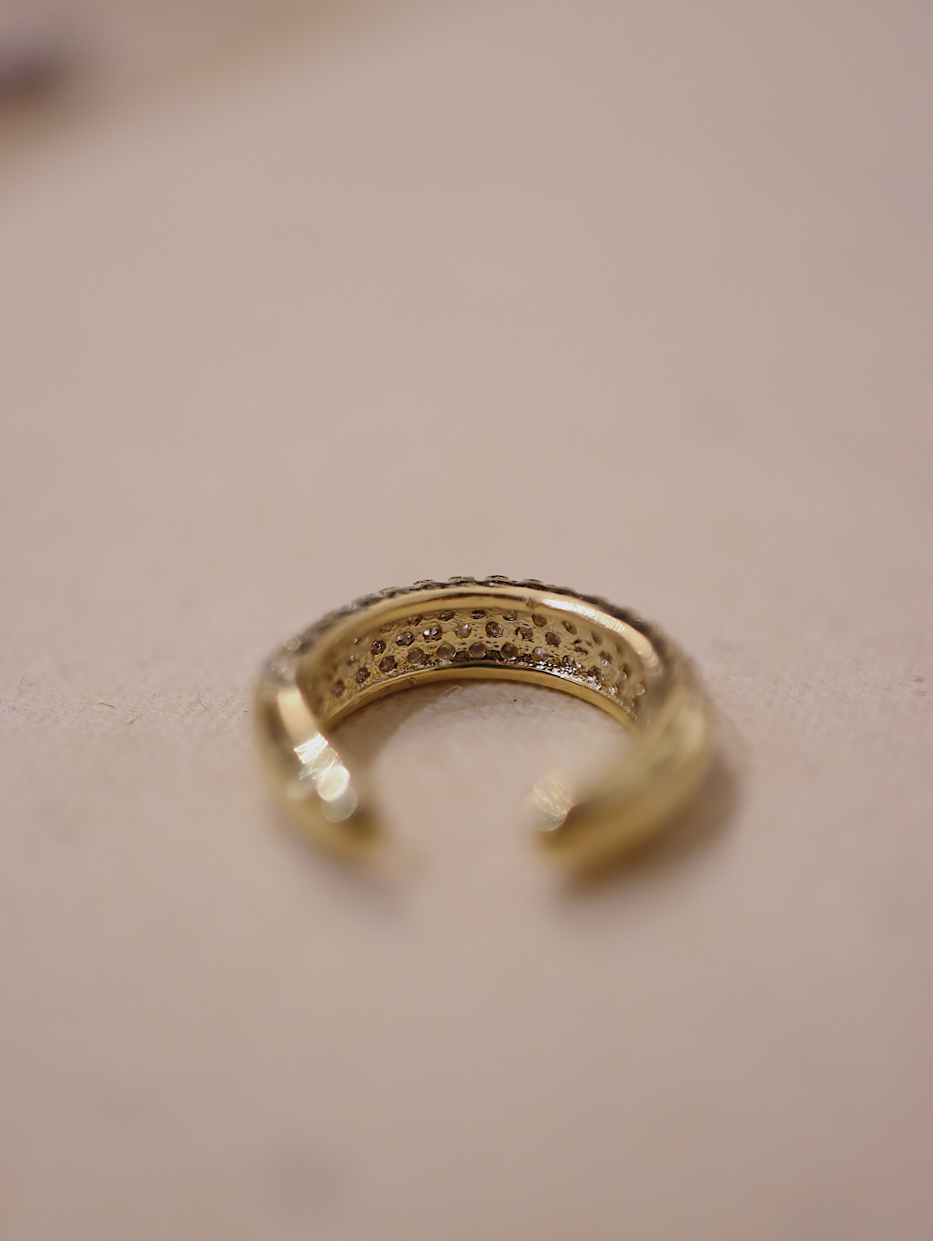 Cz sparkling 925 silver Earcuff