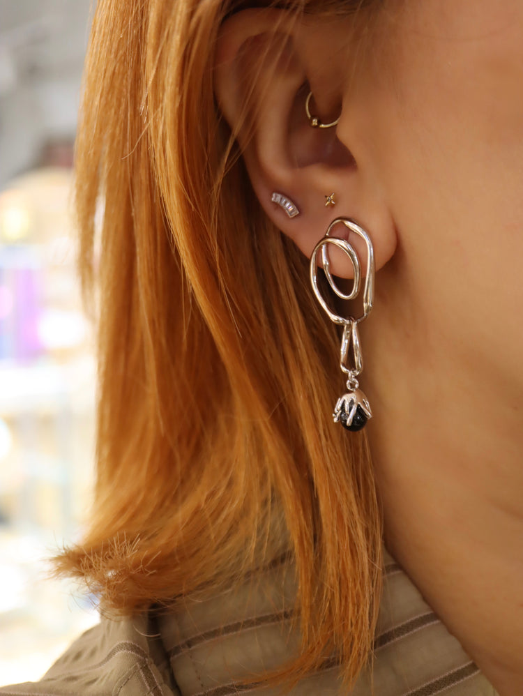 Drop irregular shape earrings