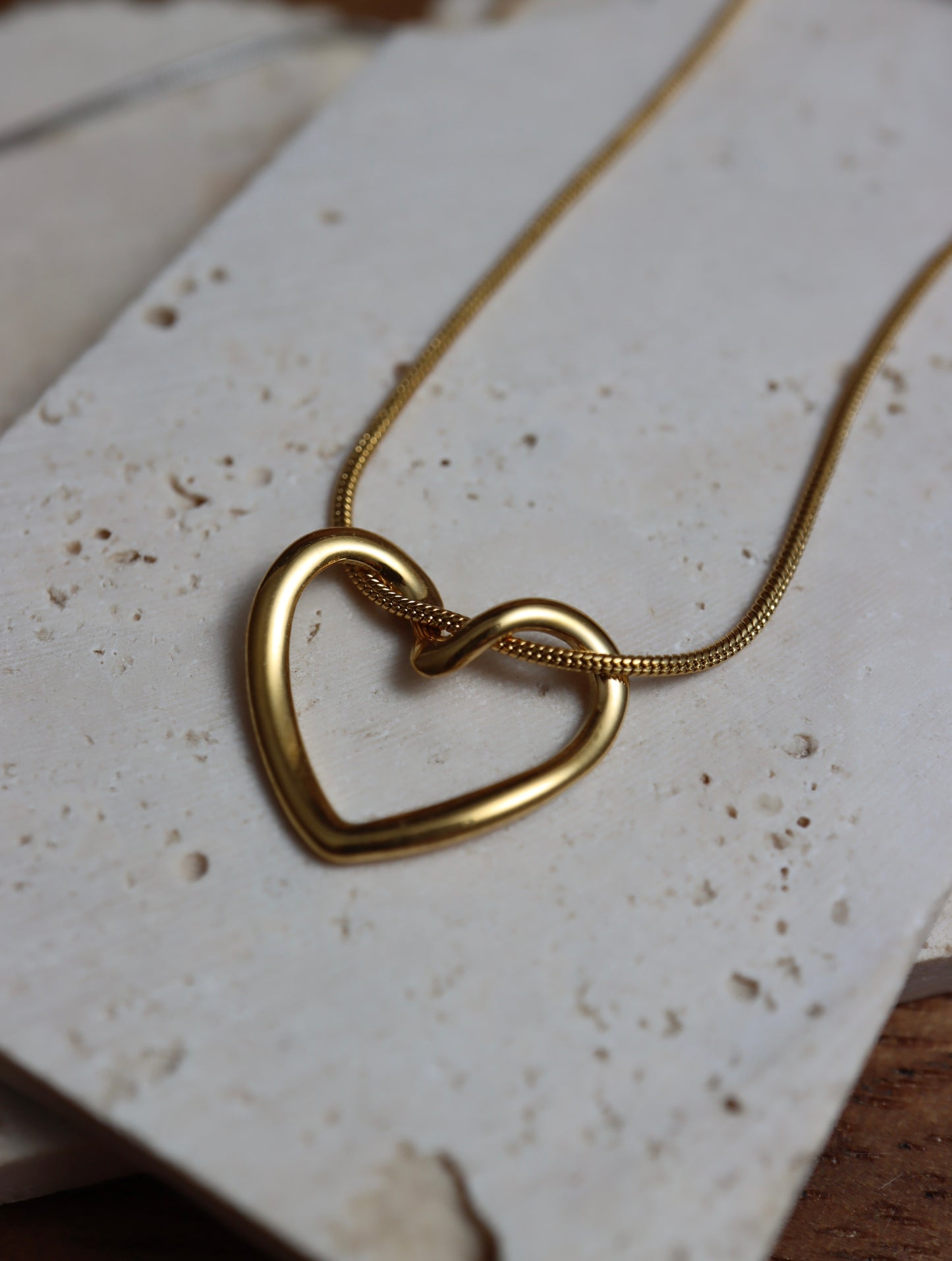 Heart stainless steel necklace