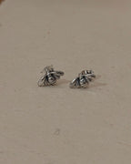 Bee stud 925 silver earrings