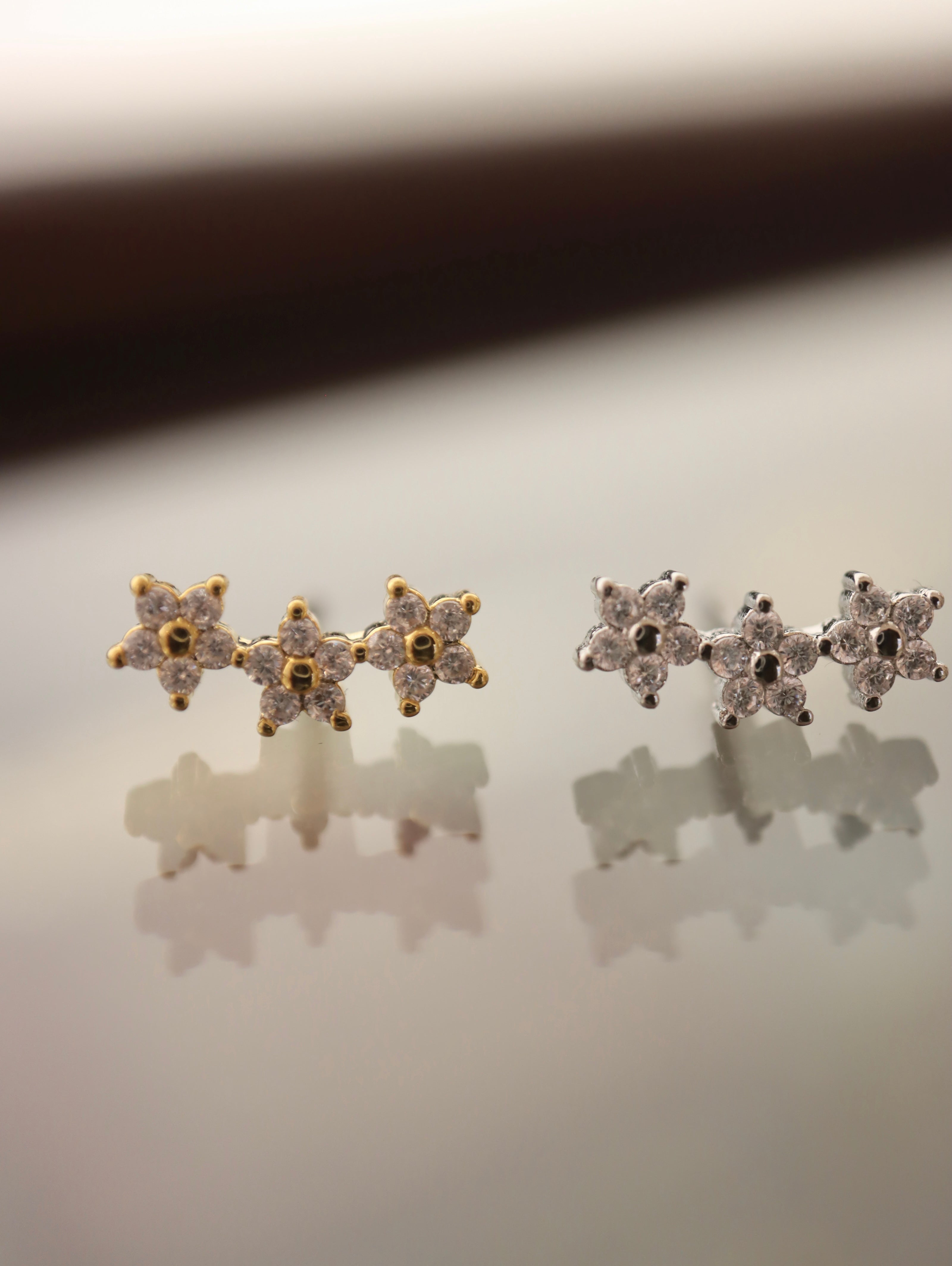 Trio Flora Stud Piercing Earring (1pc)
