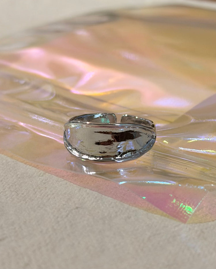 Irregular Contour Brass Ring