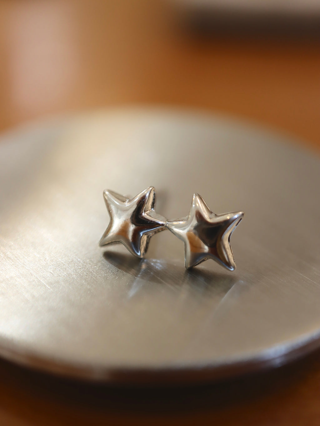 Double star earrings