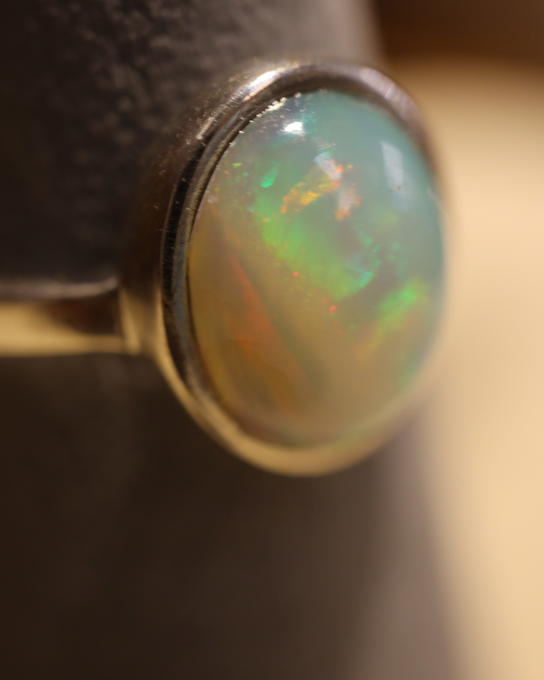 Ethiopian opal silver925 ring