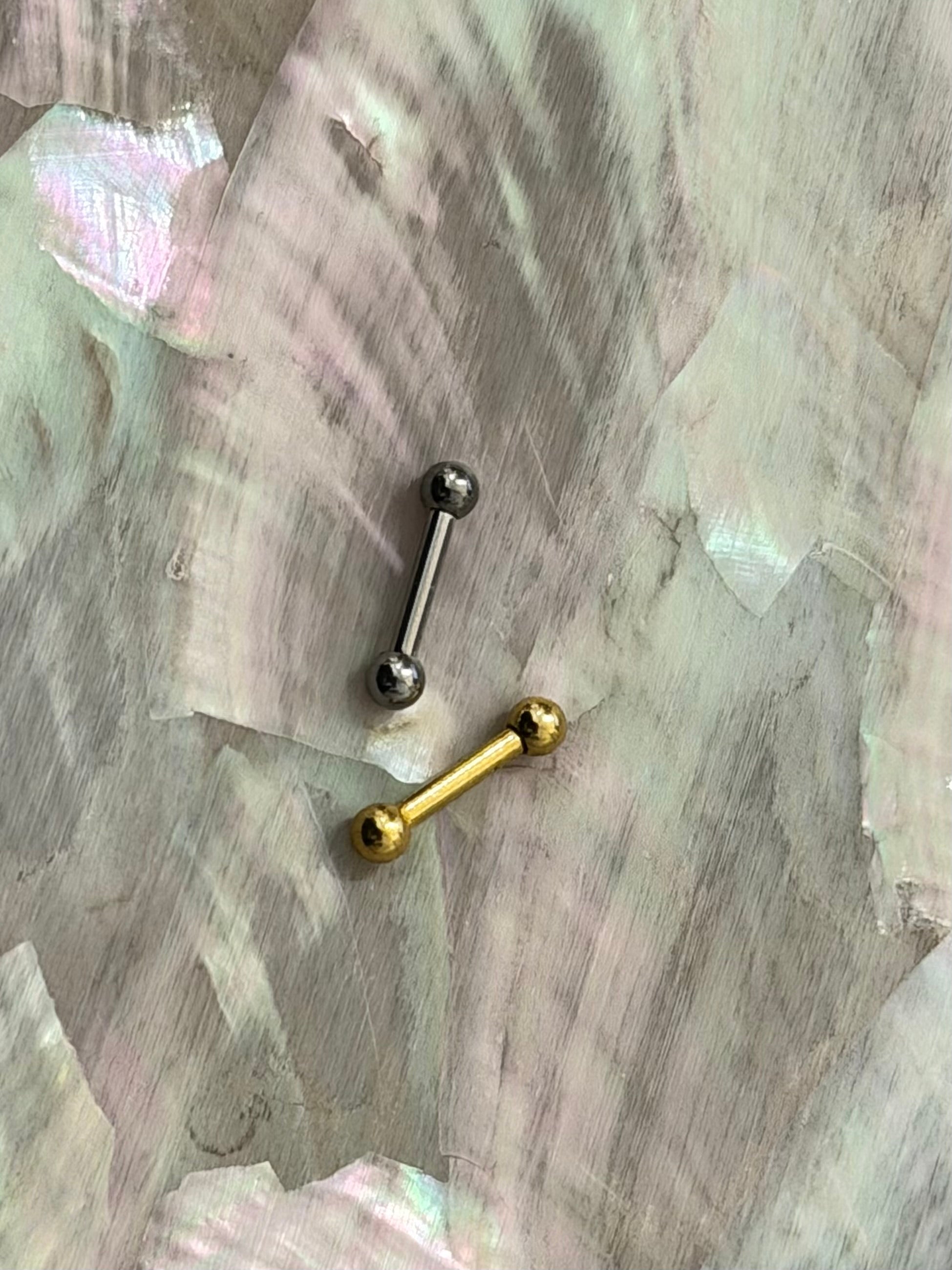 Plain ball stud surgical steel piercing (1pc)