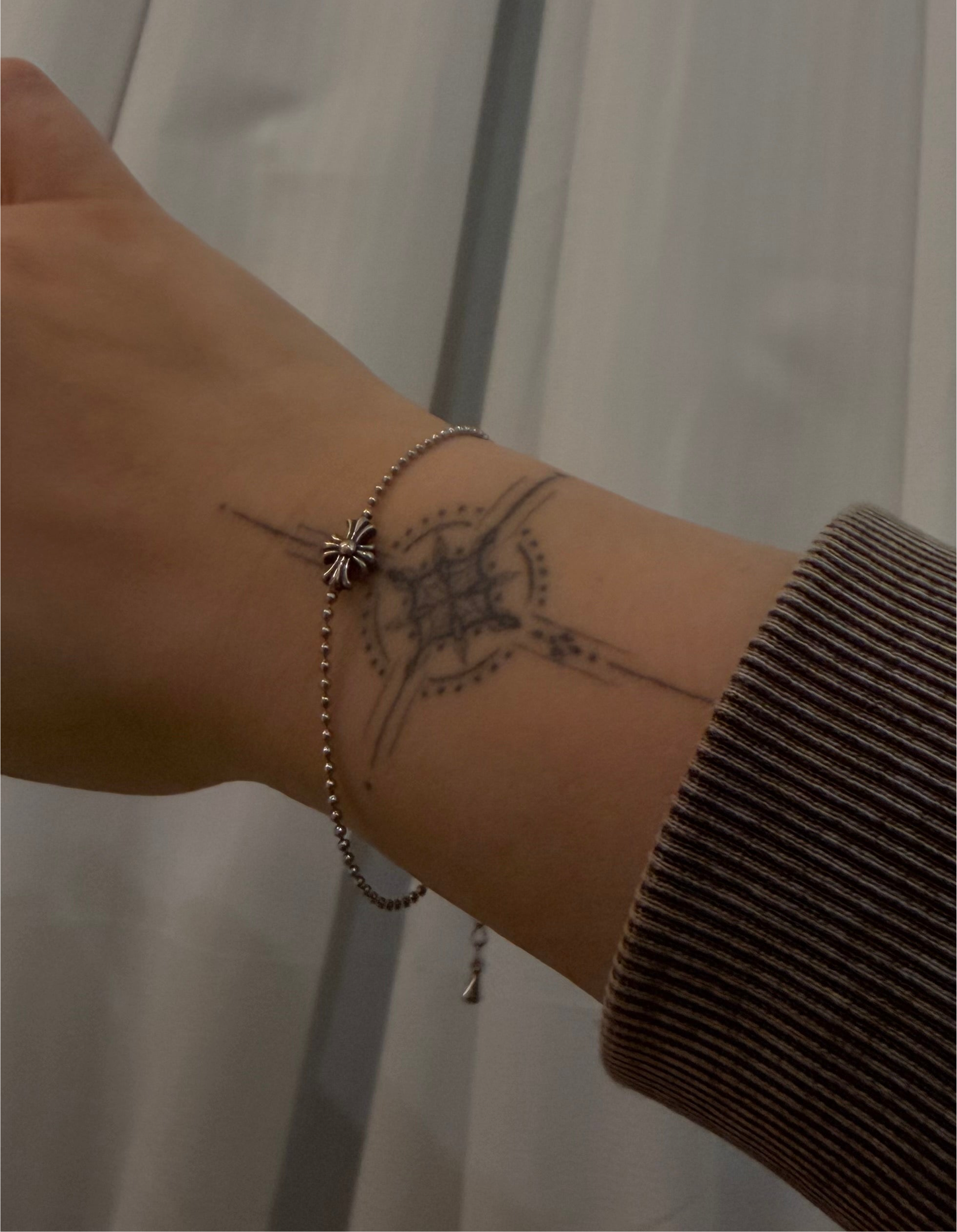 Stainless steel bead bracelet