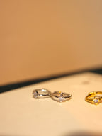Hinged hoop mini 925 Silver earrings