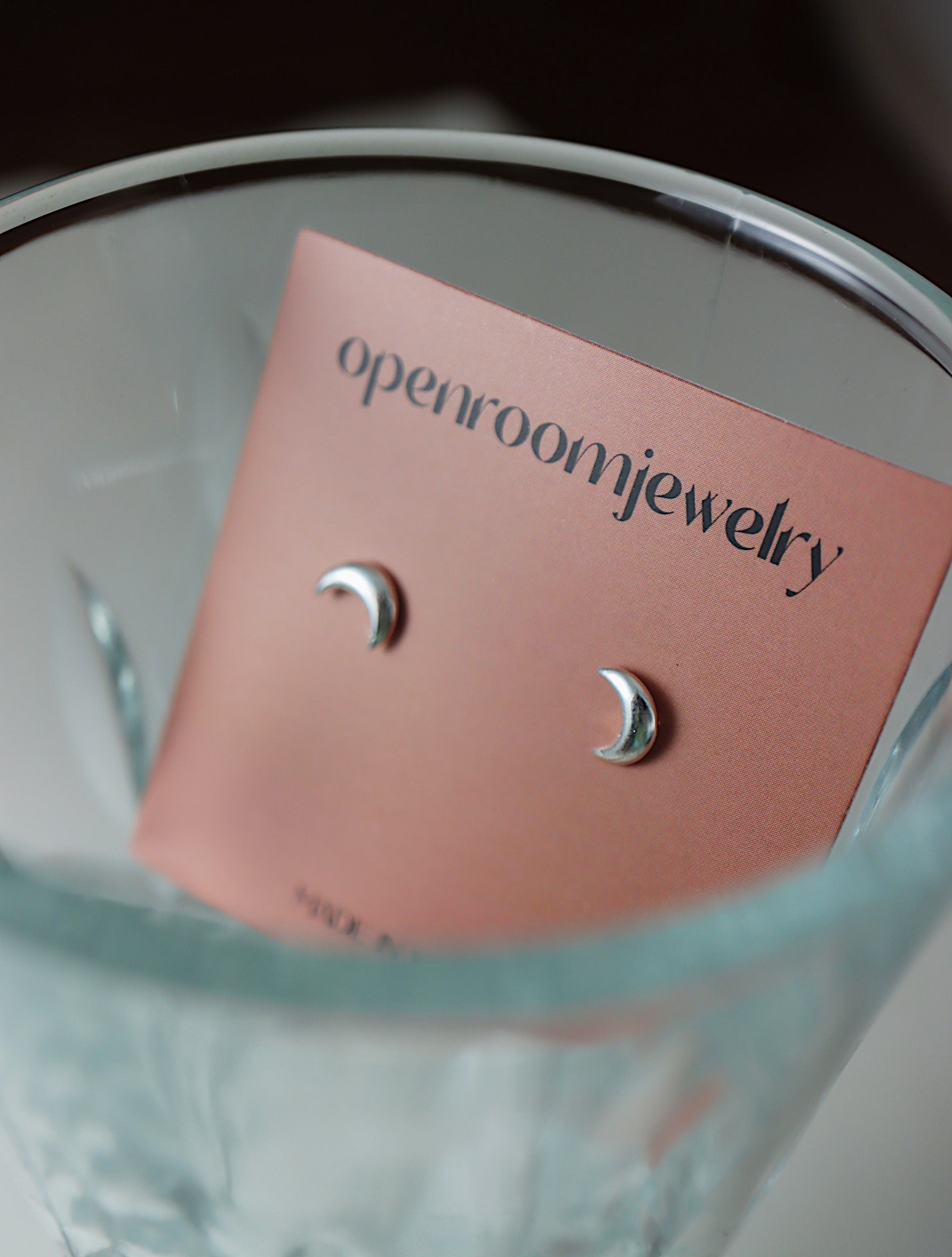 Mini crescent Silver925 earrings