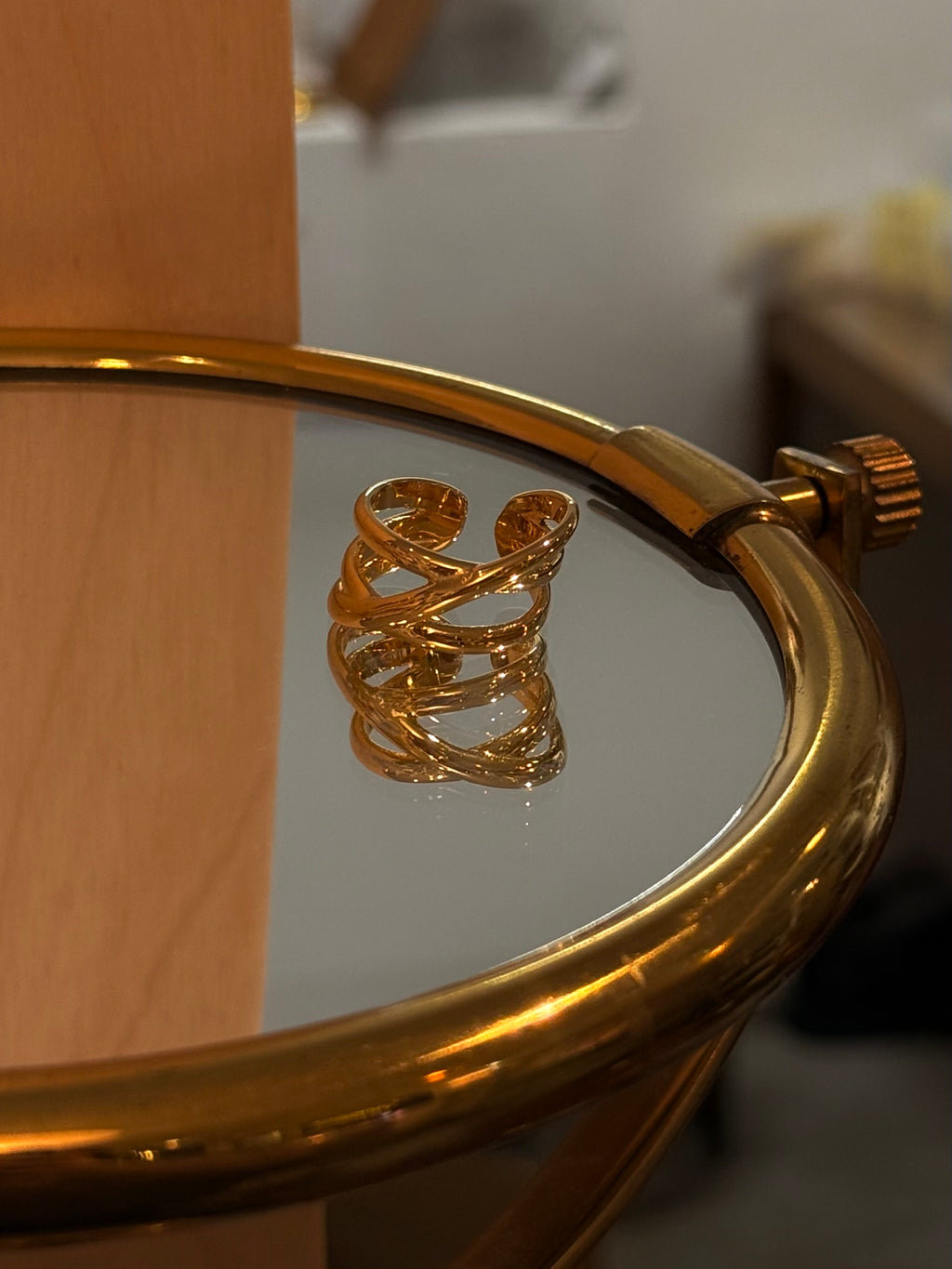 Intertwine stainless steel ring