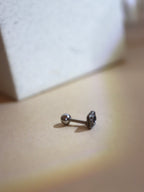 Unisex square shape stud piercing earring (1pc)
