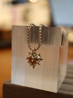 Thorn heart stainless steel steep necklace