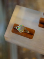 Ethiopian Opal 925 silver ring