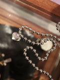 Heart Bead stainless steel necklace