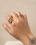 Stainless steel irregular shape ring