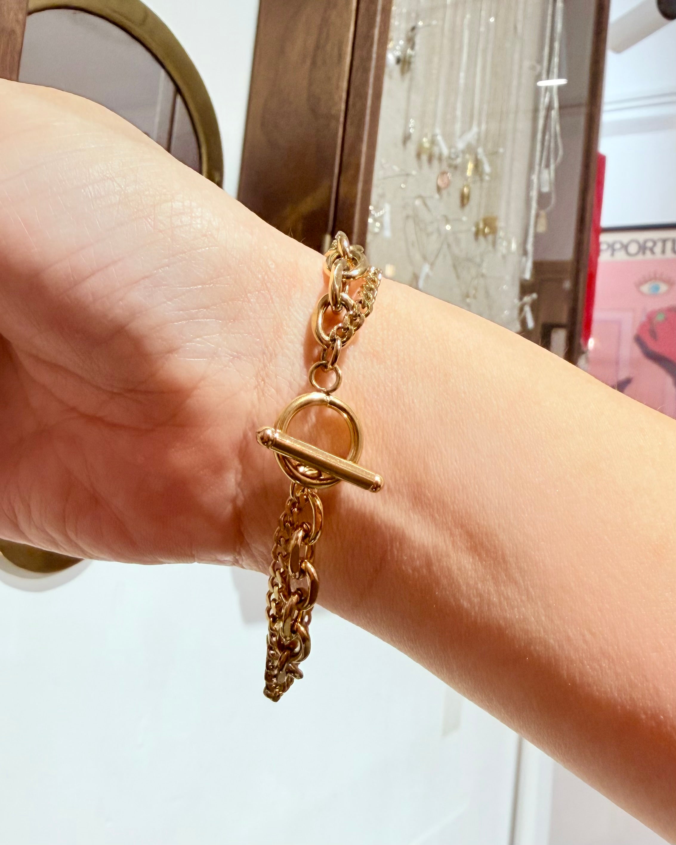 Interlock Stainless Steel Bracelet