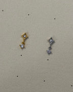 Astra Drop Stud Surgical Steel Piercing Earring (1pc)
