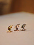 Crescent star surgical steel piercing