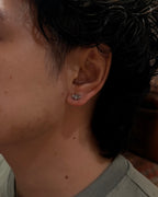 Bee stud 925 silver earrings