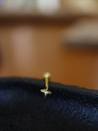 Mini sparkle s925 piercing stud earring (1pc)