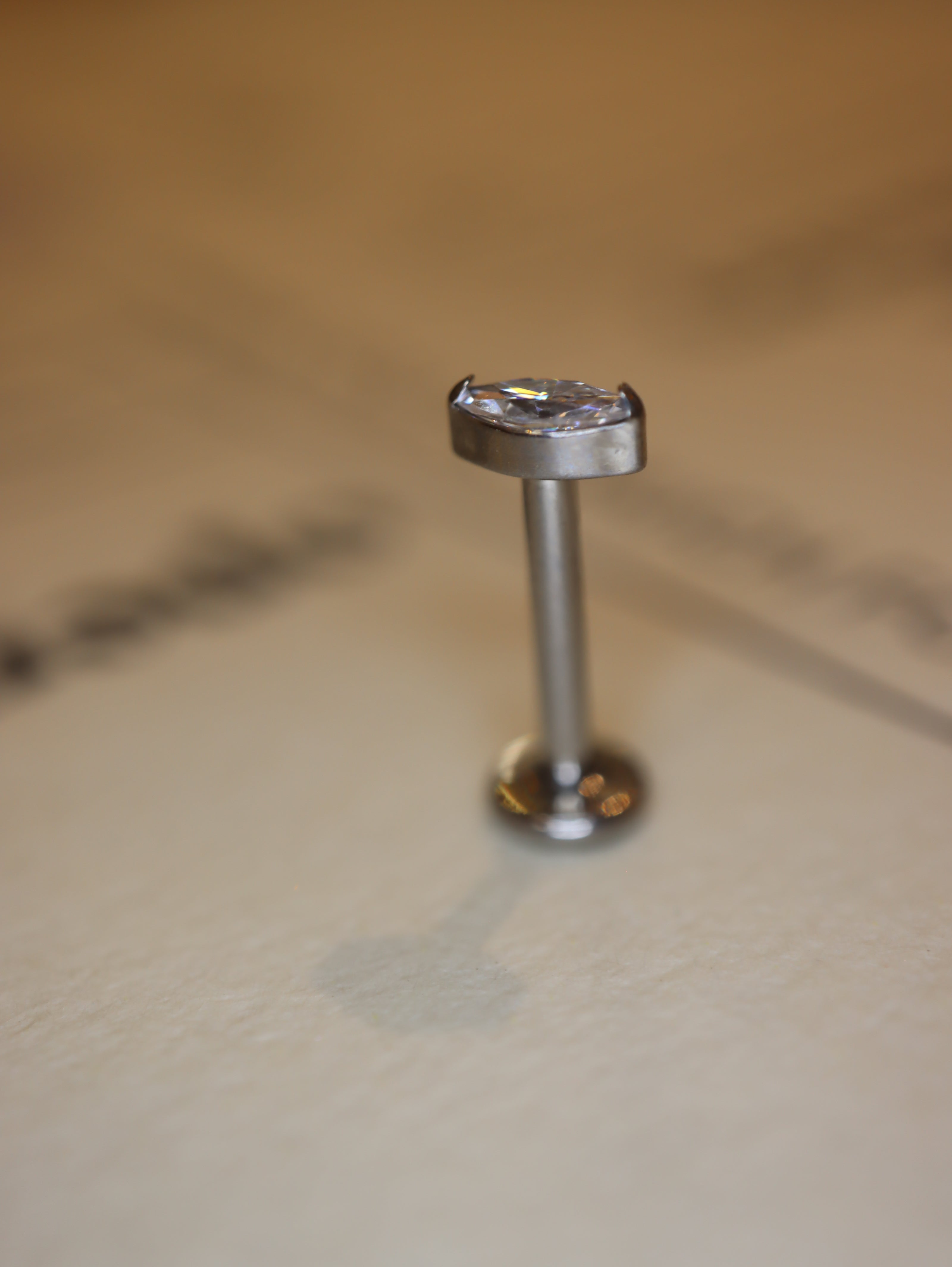 Titanium G23 The Aero Marquise Stud Earring