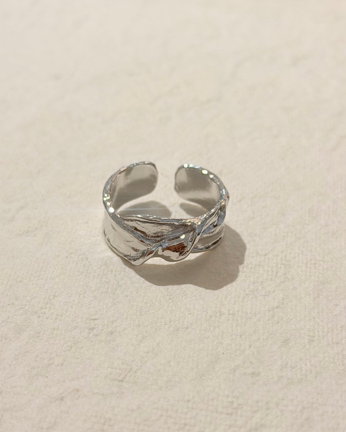 Melted Knot Brass Ring