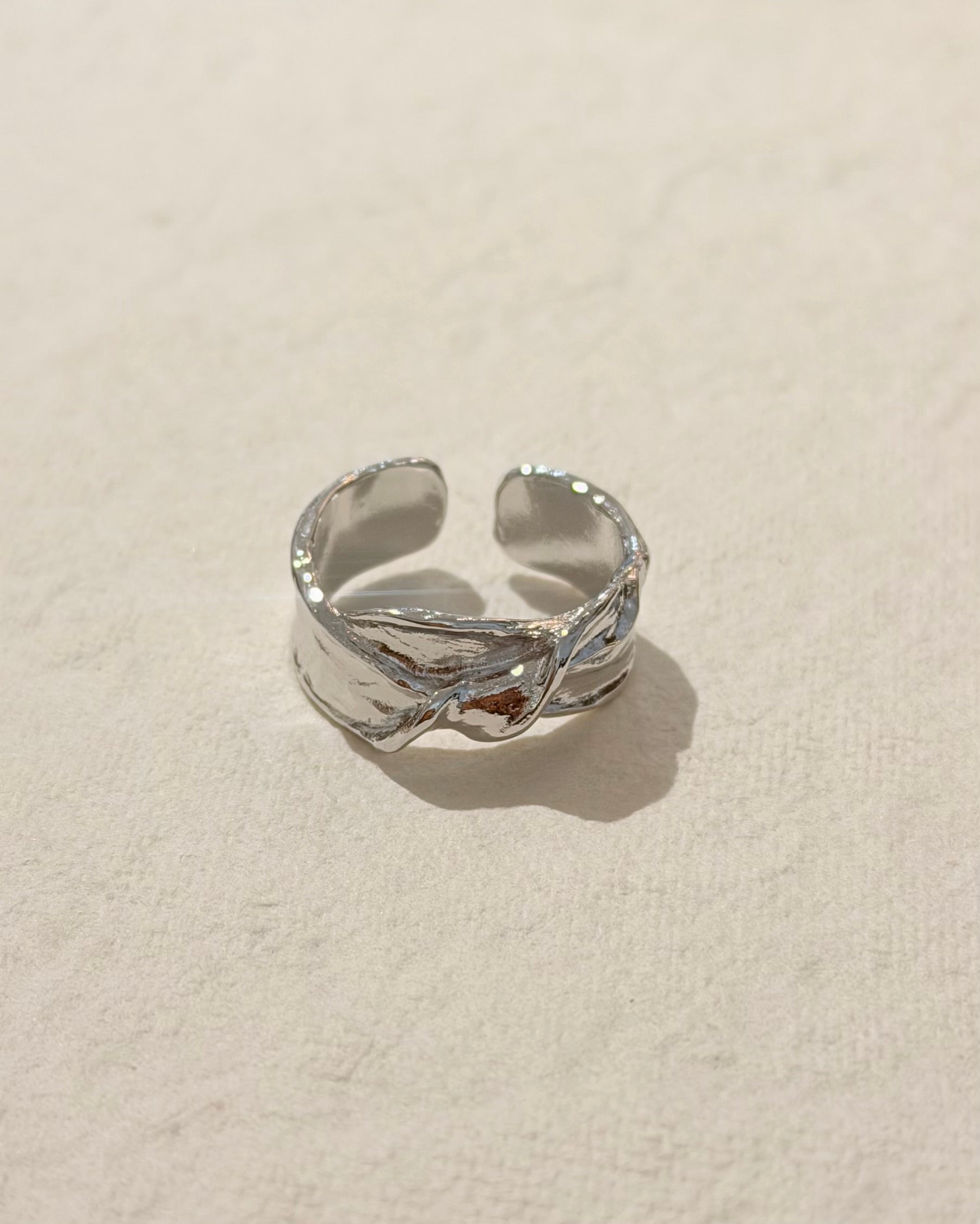 Melted Knot Brass Ring