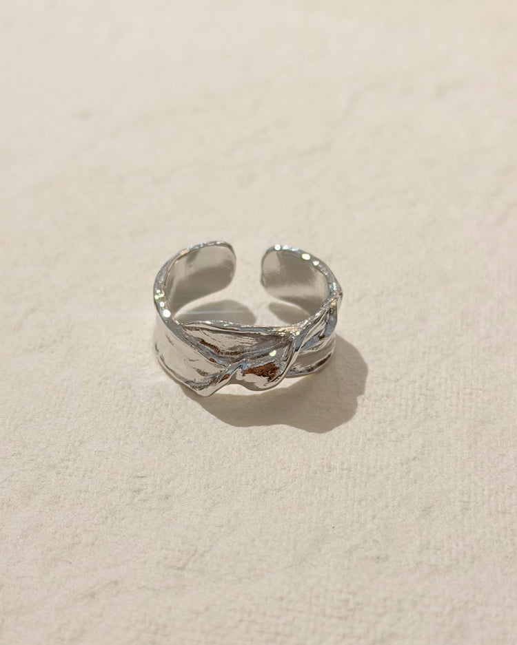 Melted Knot Brass Ring