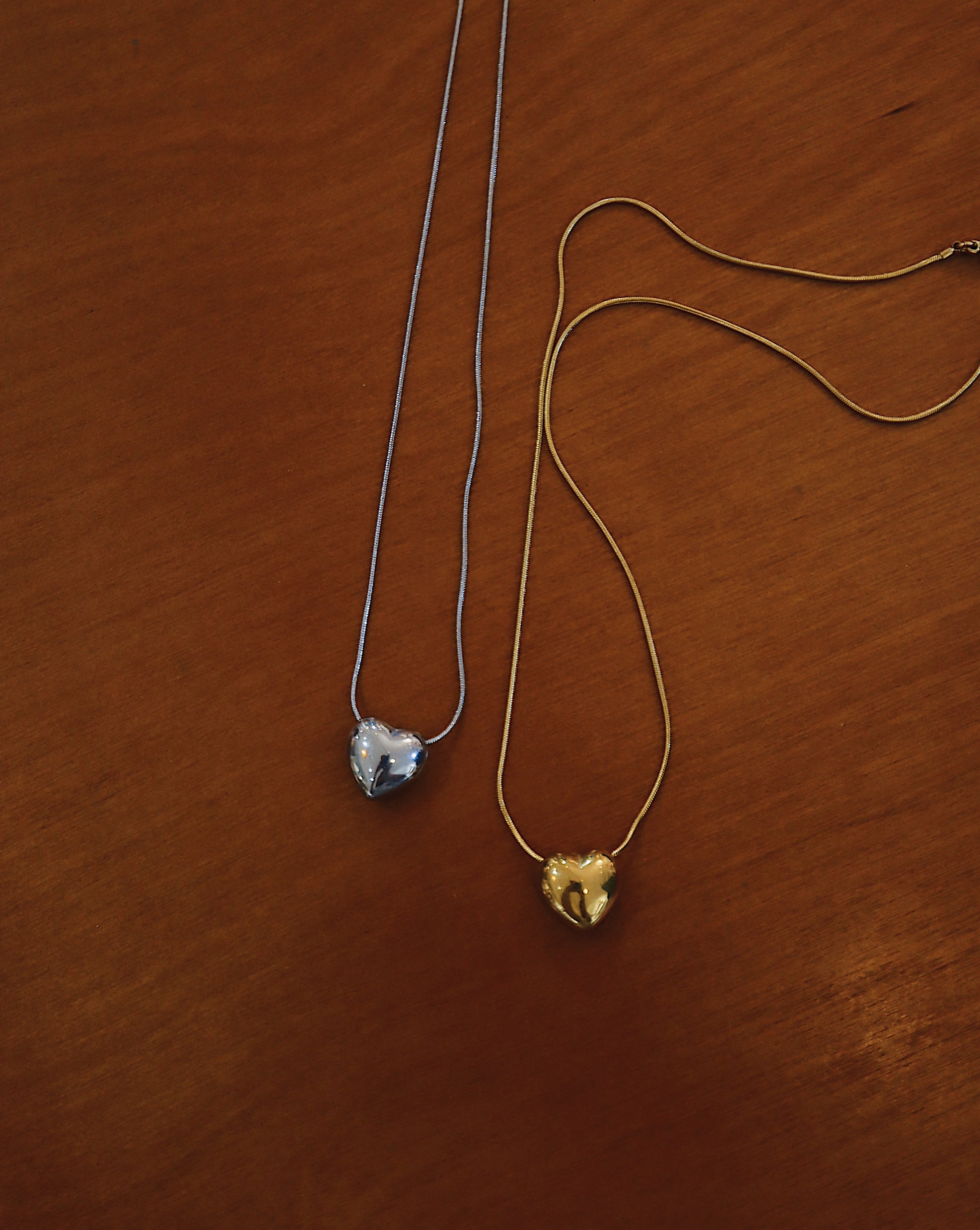 Heart stainless steel waterproof necklace