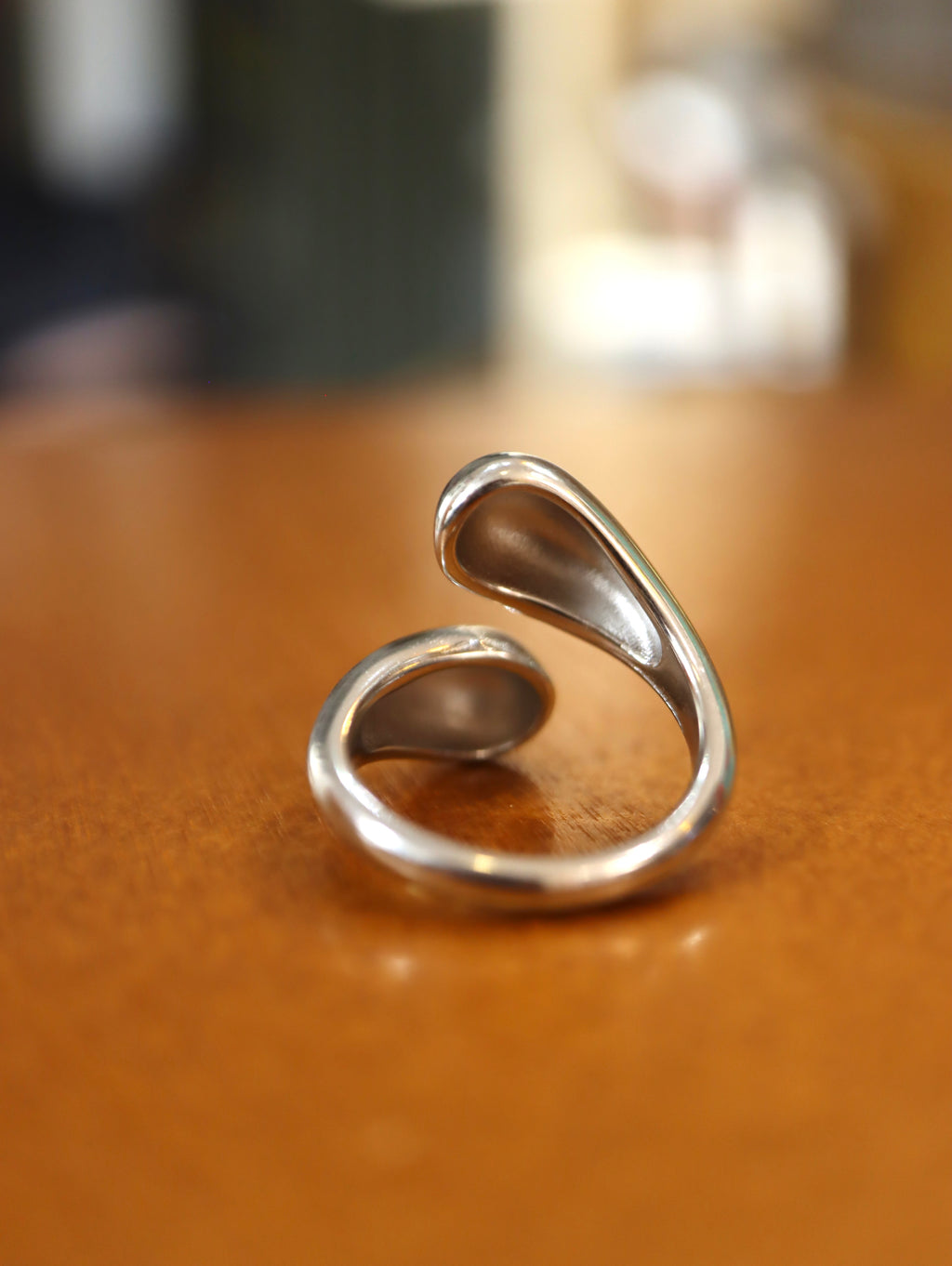 Wrap around stainless steel ring