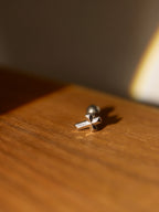 Cross surgical steel stud piercing earring (1pc)