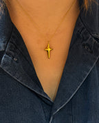 Cross stainless steel necklace
