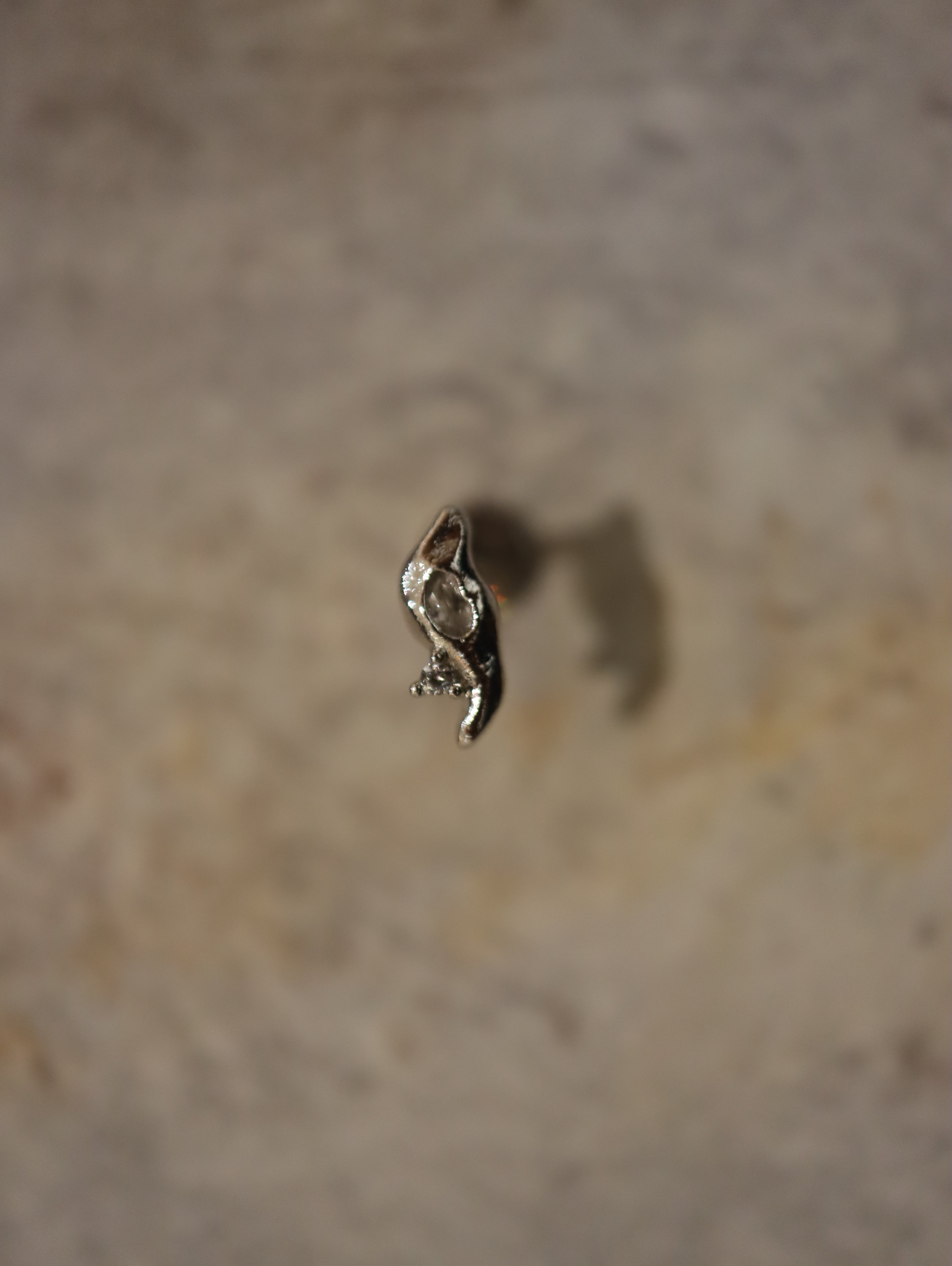 Swift Stud 925 Silver Flat back Piercing (1pc)