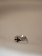 Quad Star Mini Hinged hoop Earring (1pc)
