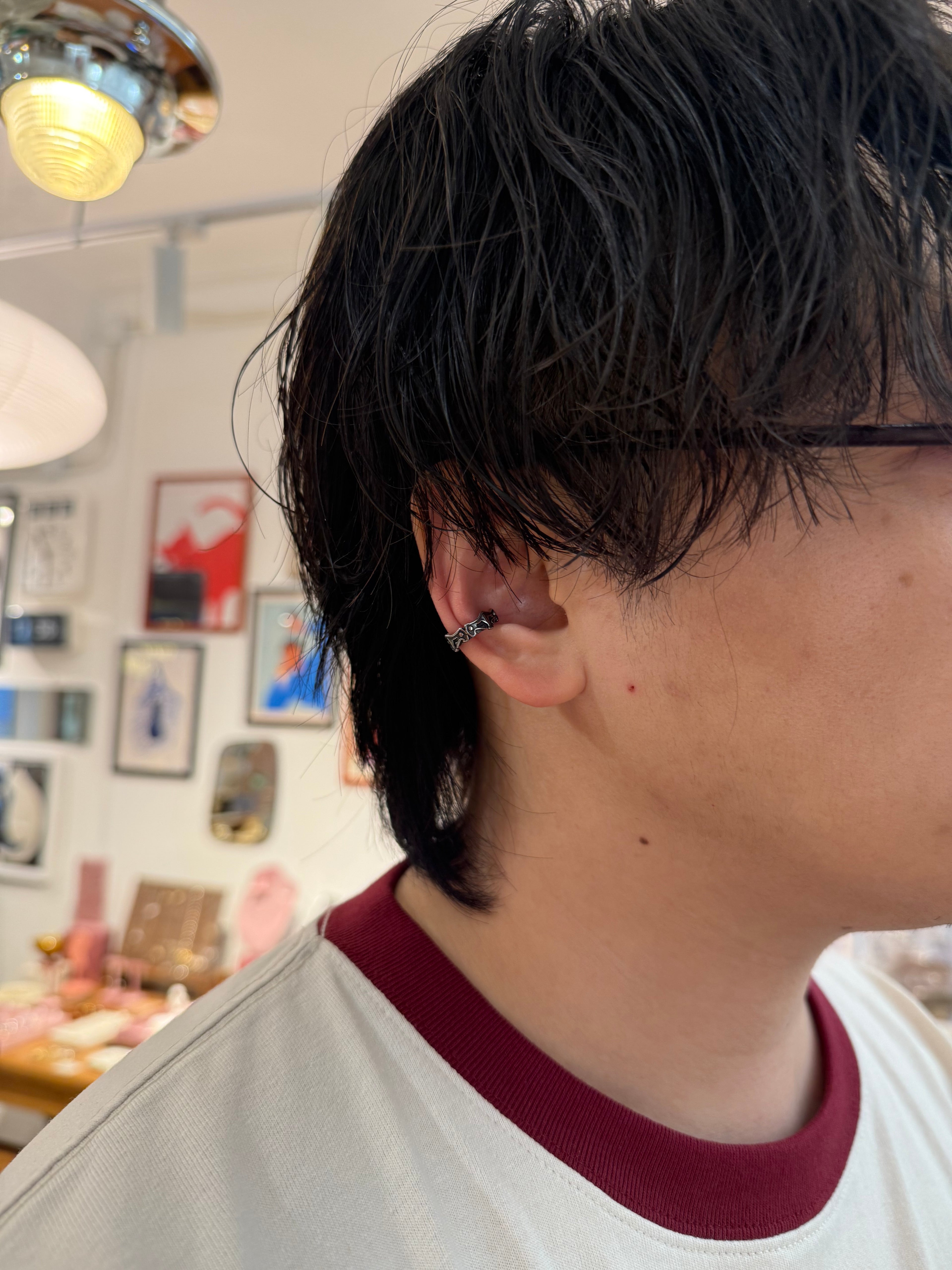 Unisex surgical steel Earcuff