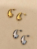 Eclipse Curve Stainless Steel Earrings