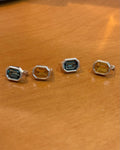 925 silver Topaz One Touch Earrings