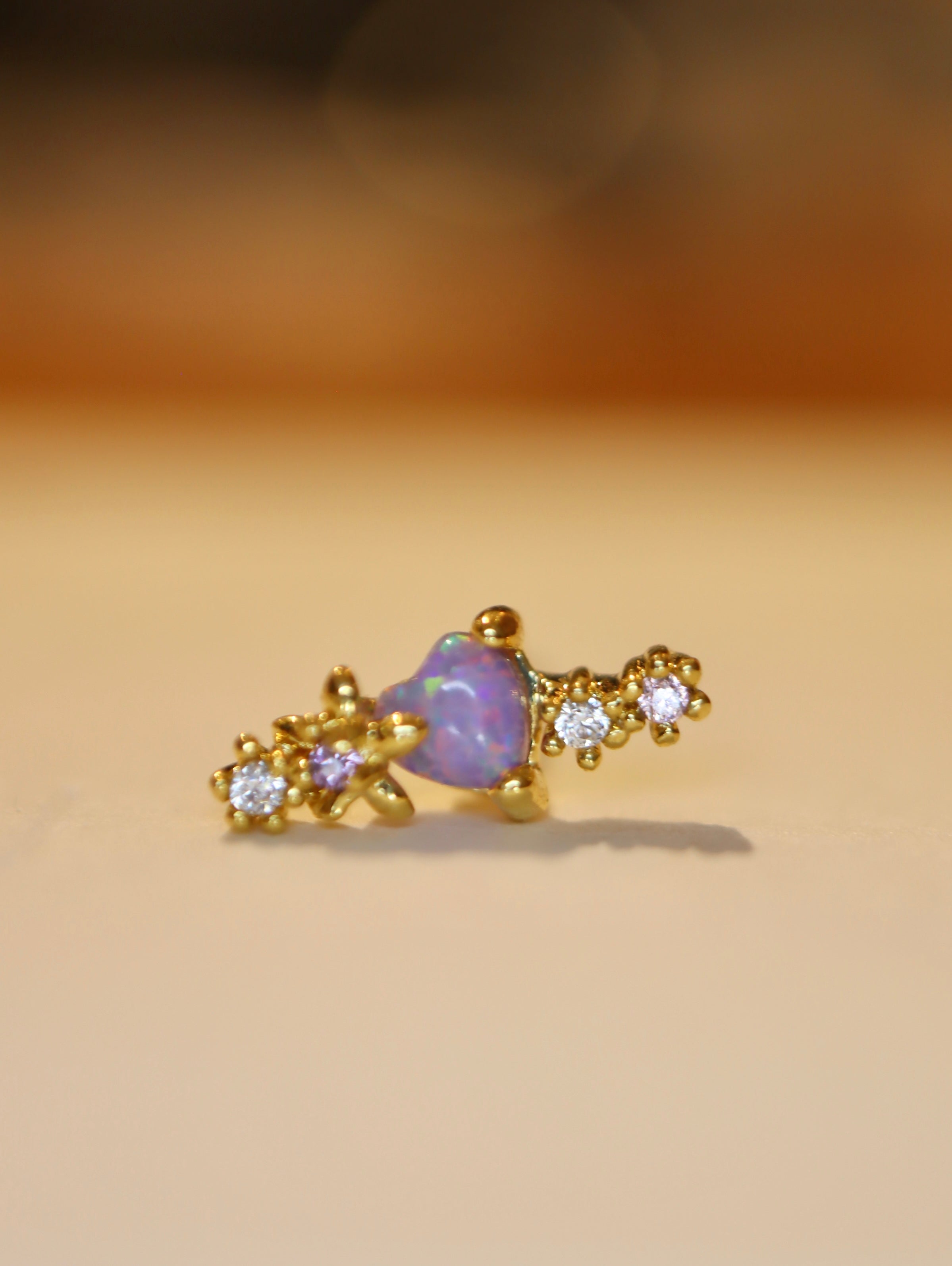 Nebula stud piercing surgical steel earring (1pc)