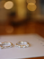 Lucent Line Huggie Hoop 925 Silver Earrings