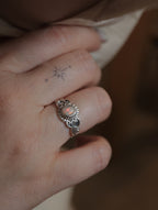 Ethiopian opal silver 925 ring