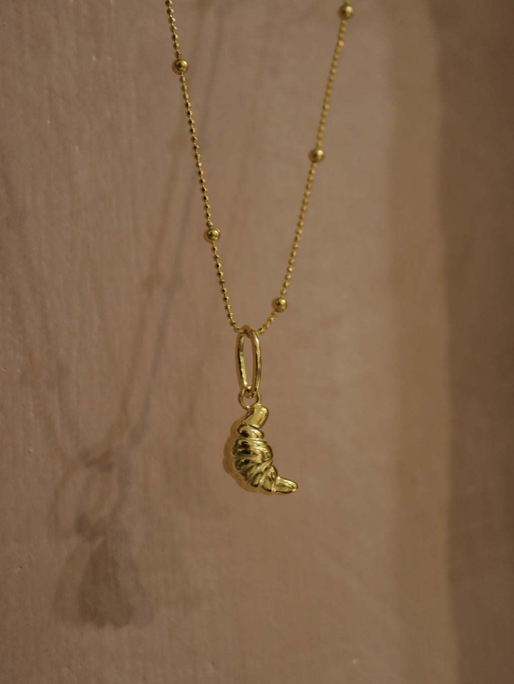 🥐 croissant 925 silver necklace