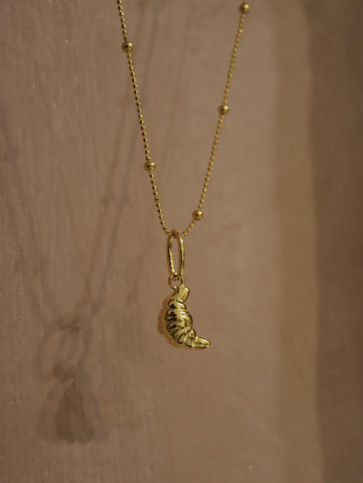 🥐 croissant 925 silver necklace