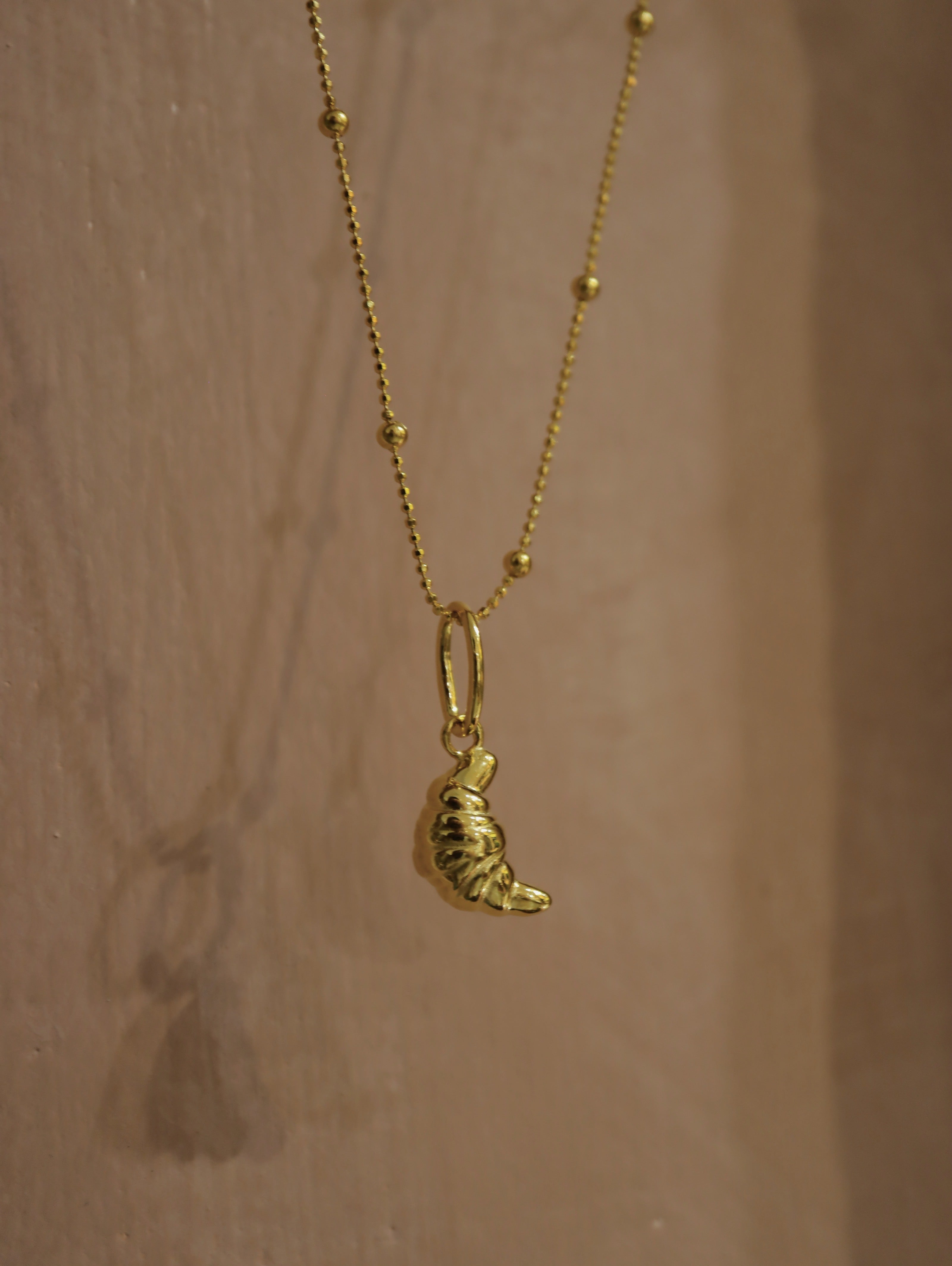 🥐 croissant 925 silver necklace
